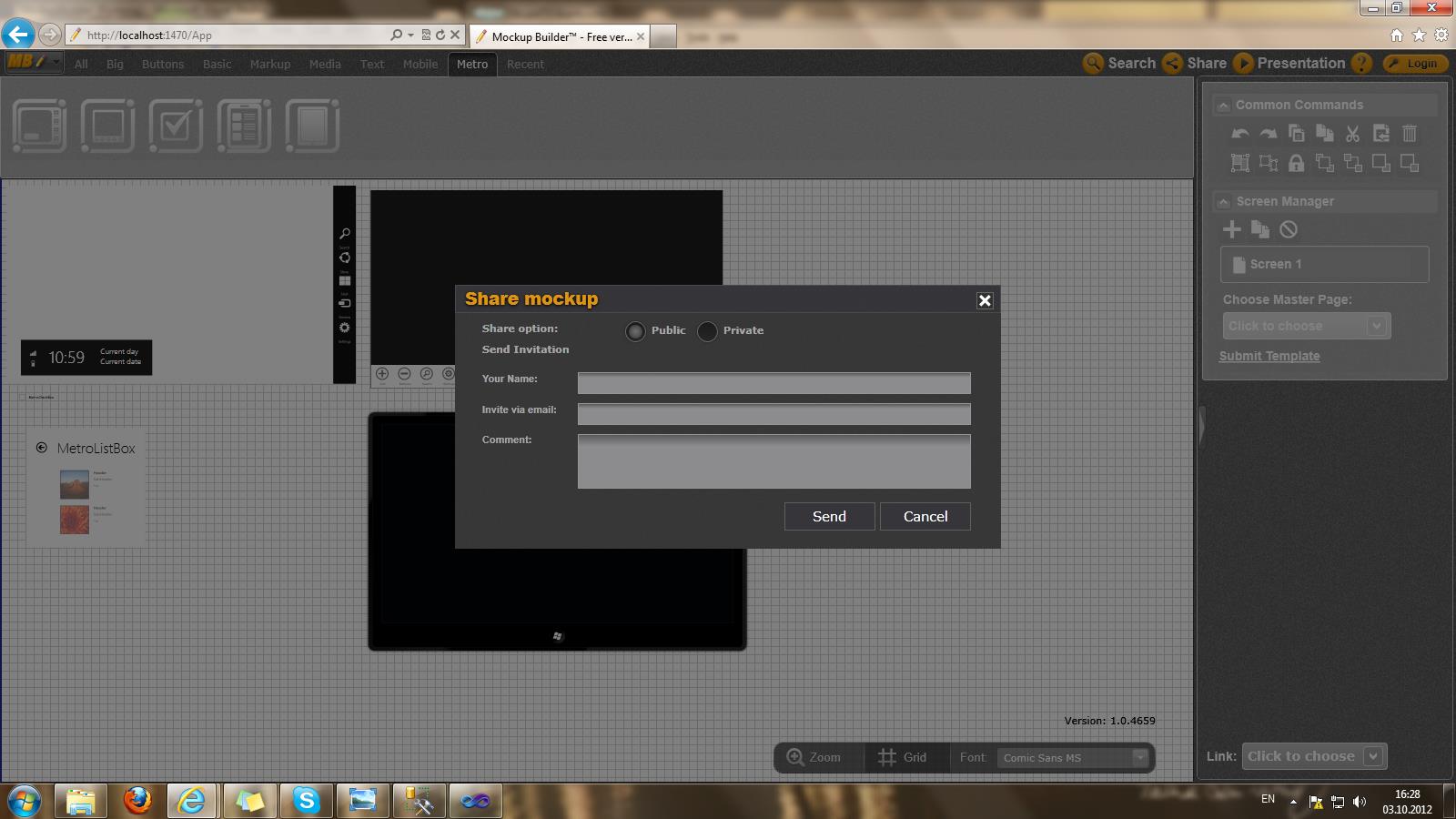 Help Share screen