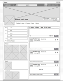 Social Network profile page